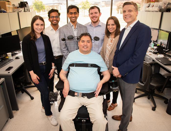 Keith Thomas with the research team at Northwell Health's Feinstein Institutes for Medical Research