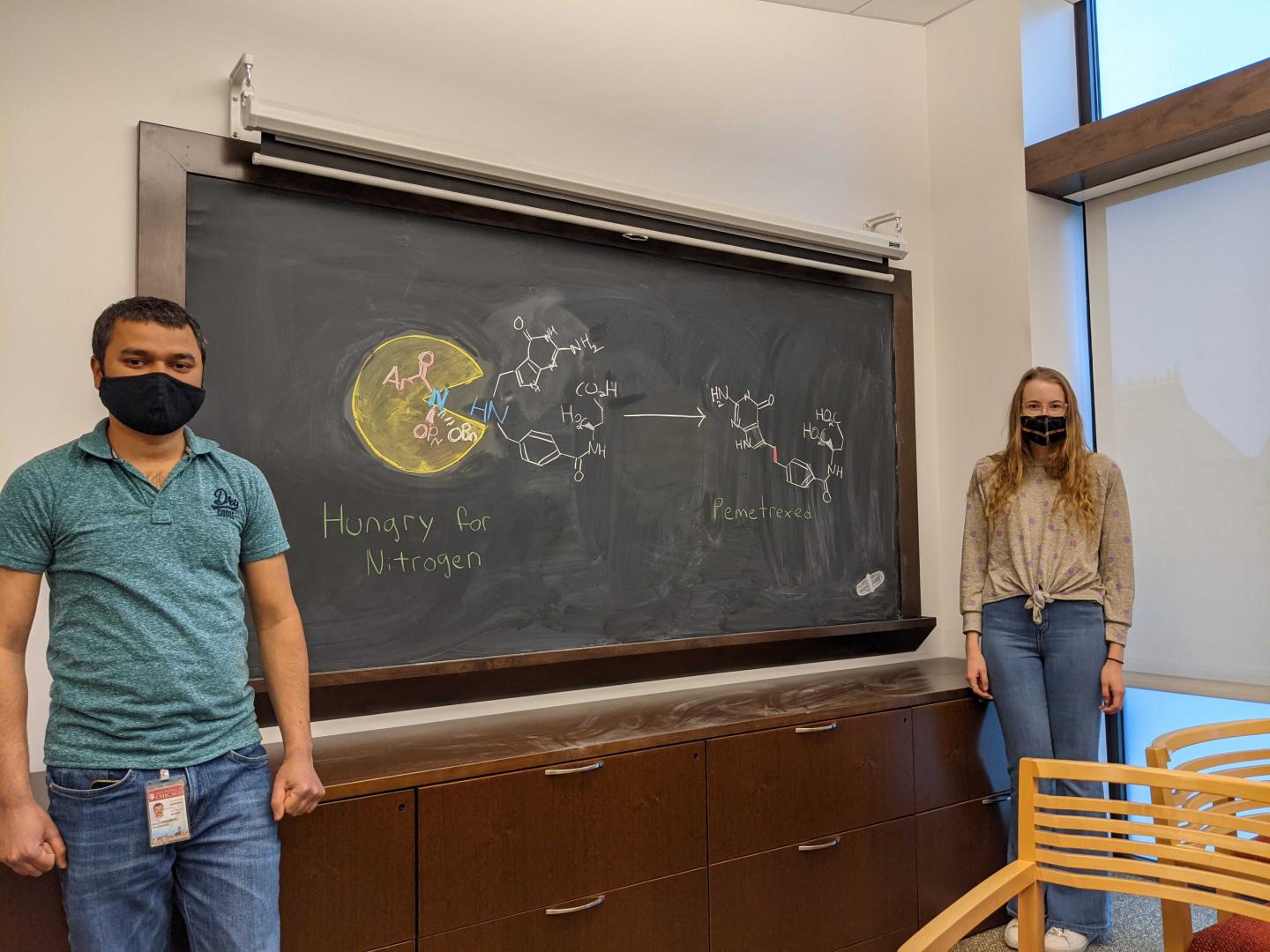 Study coauthors Balu Dherange and Kathleen Berger