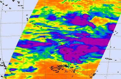 NASA's Infrared Image of Tomas