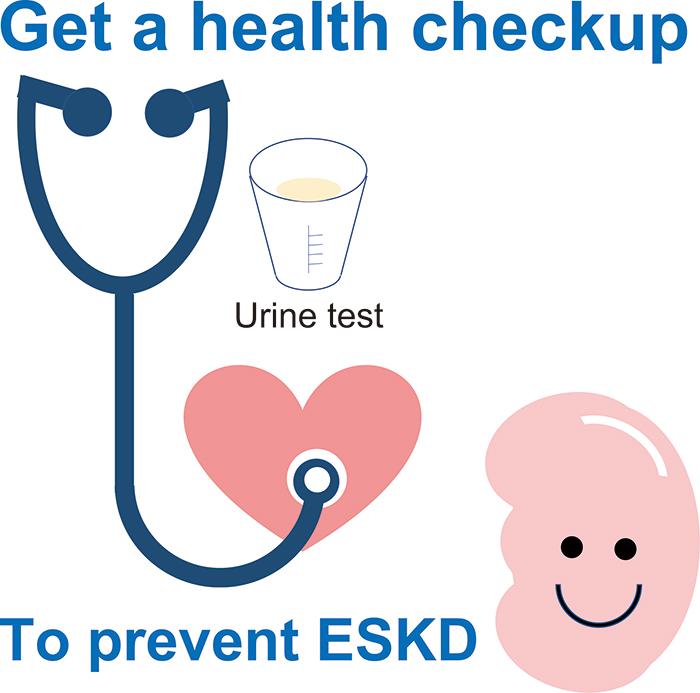 Get a health checkup to prevent ESKD