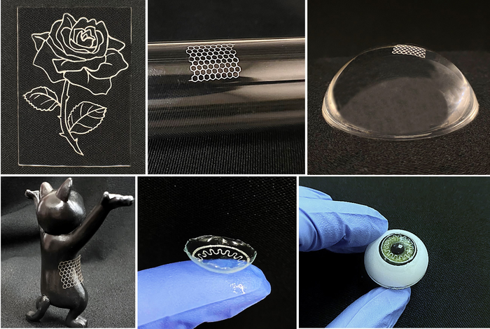 New Technique Prints Flexible Circuits on Curved Surfaces