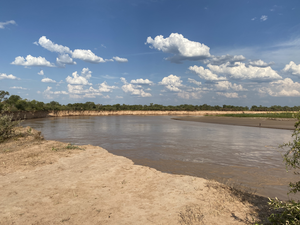 Rio Bermejo floodplain erosion.