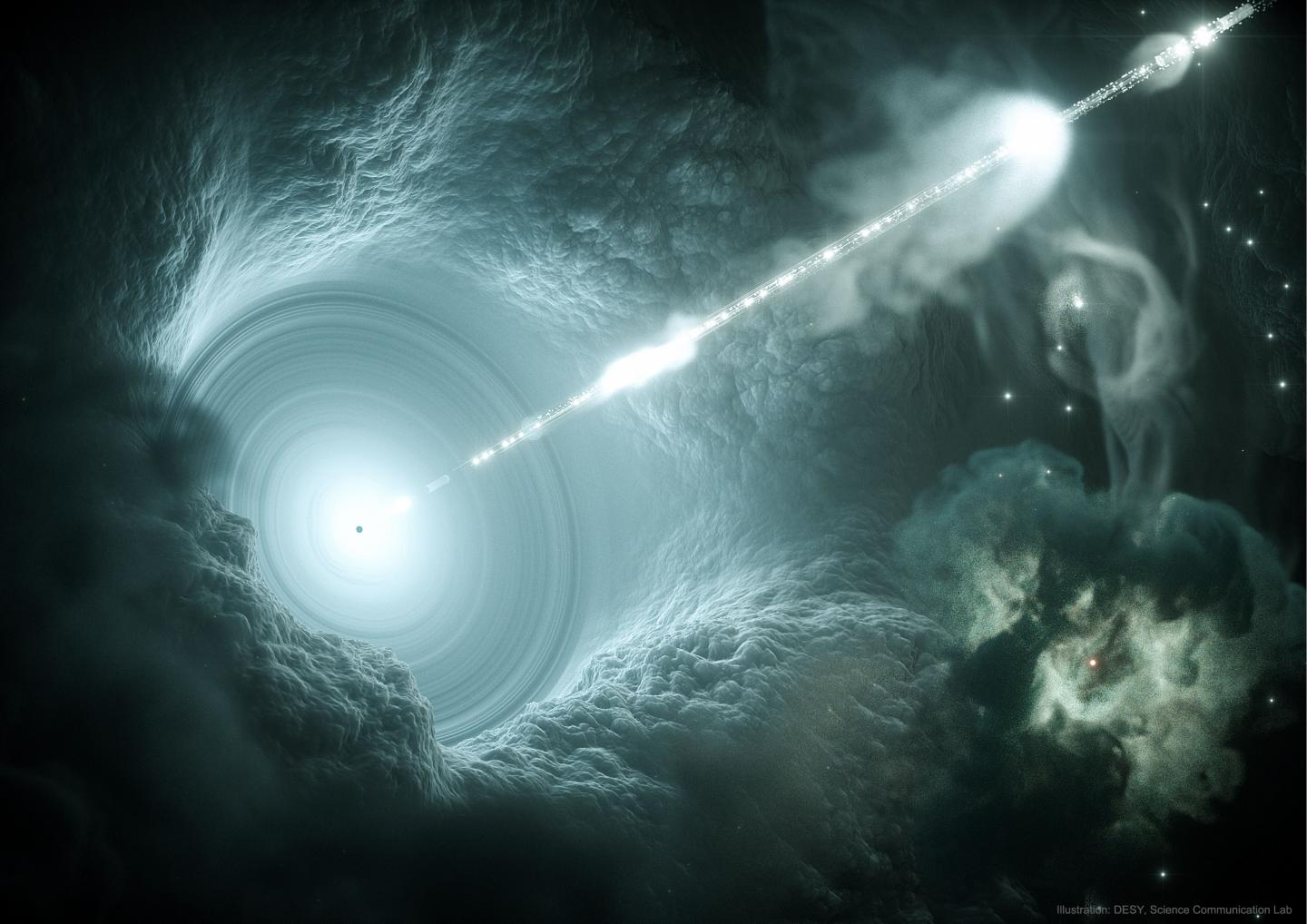 Neutrino Associated with Distant Blazar Jet