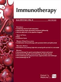 <i>Immunotherapy</i> Journal Cover