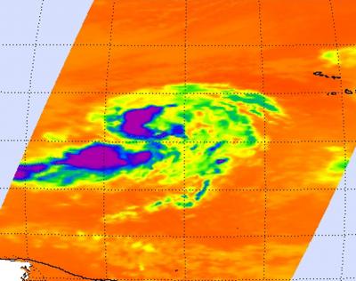 NASA Infrared Image Sees Birth of Tropical Depression 9