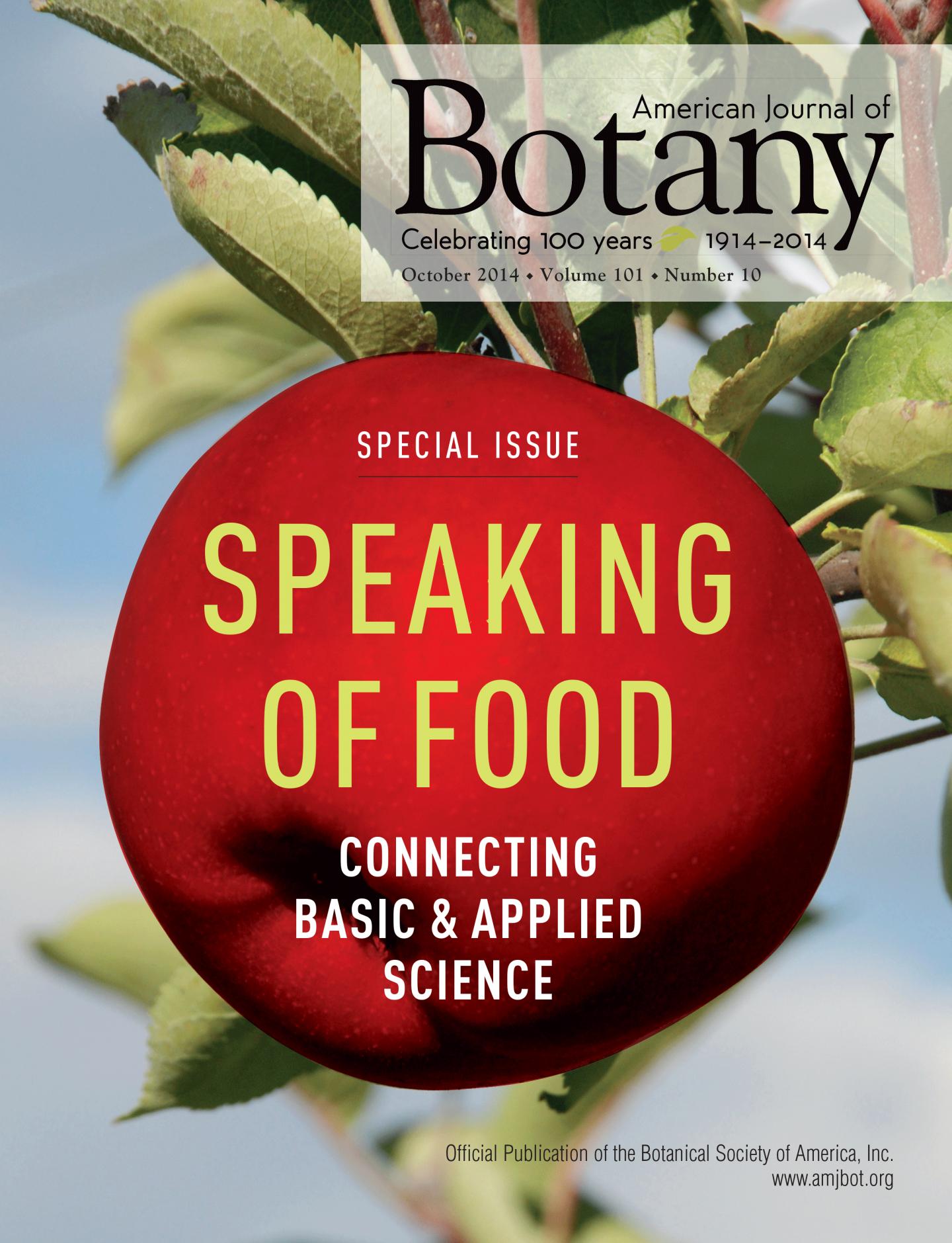 <i>American Journal of Botany</i> Special Issue Cover