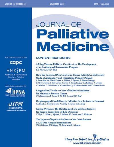 Journal Of Palliative Medicine