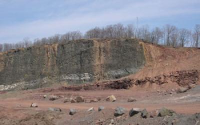 Mud Stones and Rocks in a Basin near Newark, N.J.
