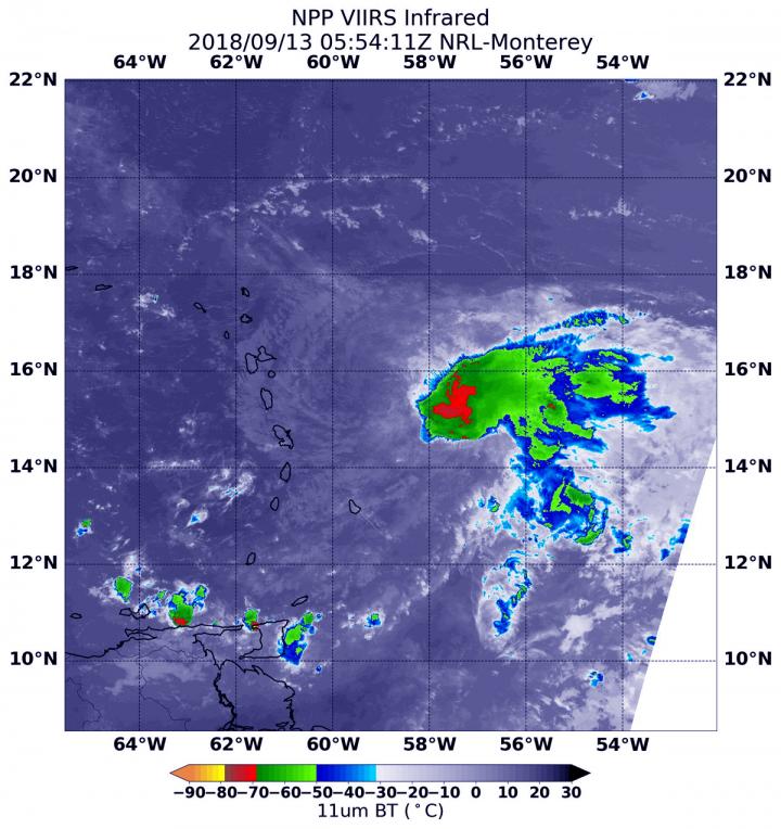 Wind Shear Map Noaa Nasa-Noaa Satellite Finds Wind Shear Pushing | Eurekalert!