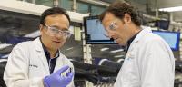 Researchers with Their Solar Cell Innovation