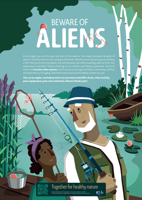 Invasive alien species campaign poster