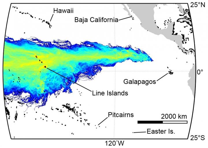 Density of Larval Paths