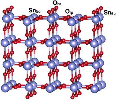 Catalytically Active Sites on Rutile Tin Oxide
