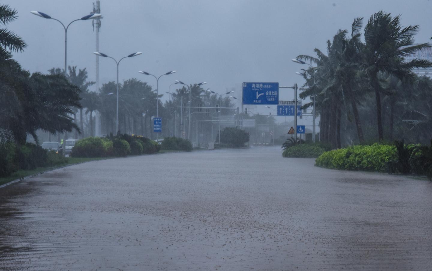 Sideswiping Tropical Cyclones