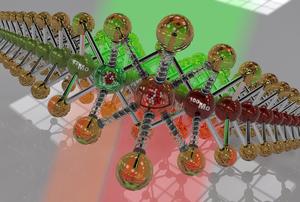 Red light shift from changing isotope masses in 2D material