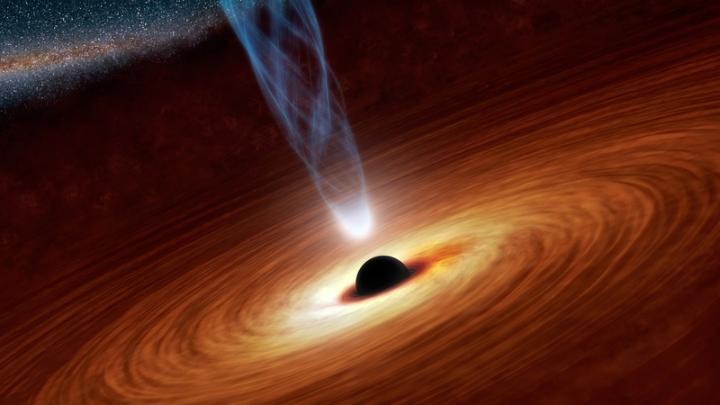 Artists drawing of a black hole