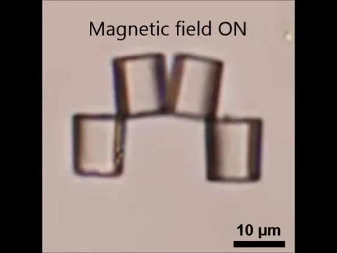 A 'Magnetic Edge' Allows Tiny Cubes to Self-Assemble On Demand (7 of 10)