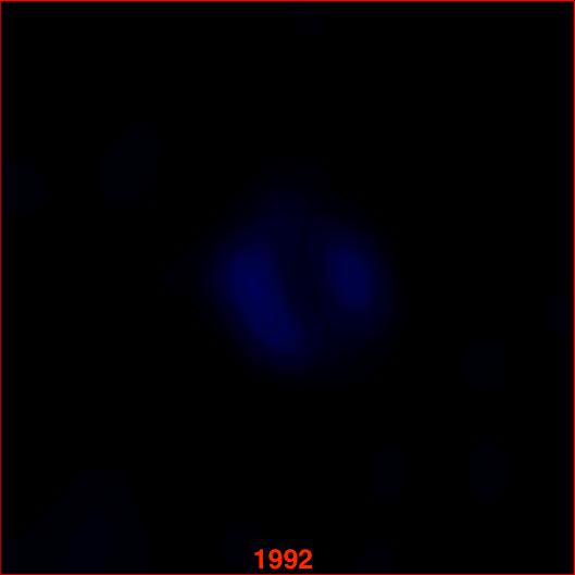 Time-lapse of Supernova 1987A.
