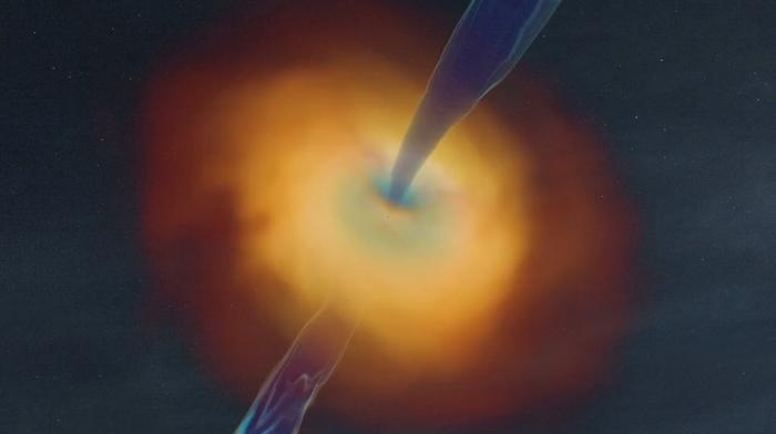 Black hole jets image