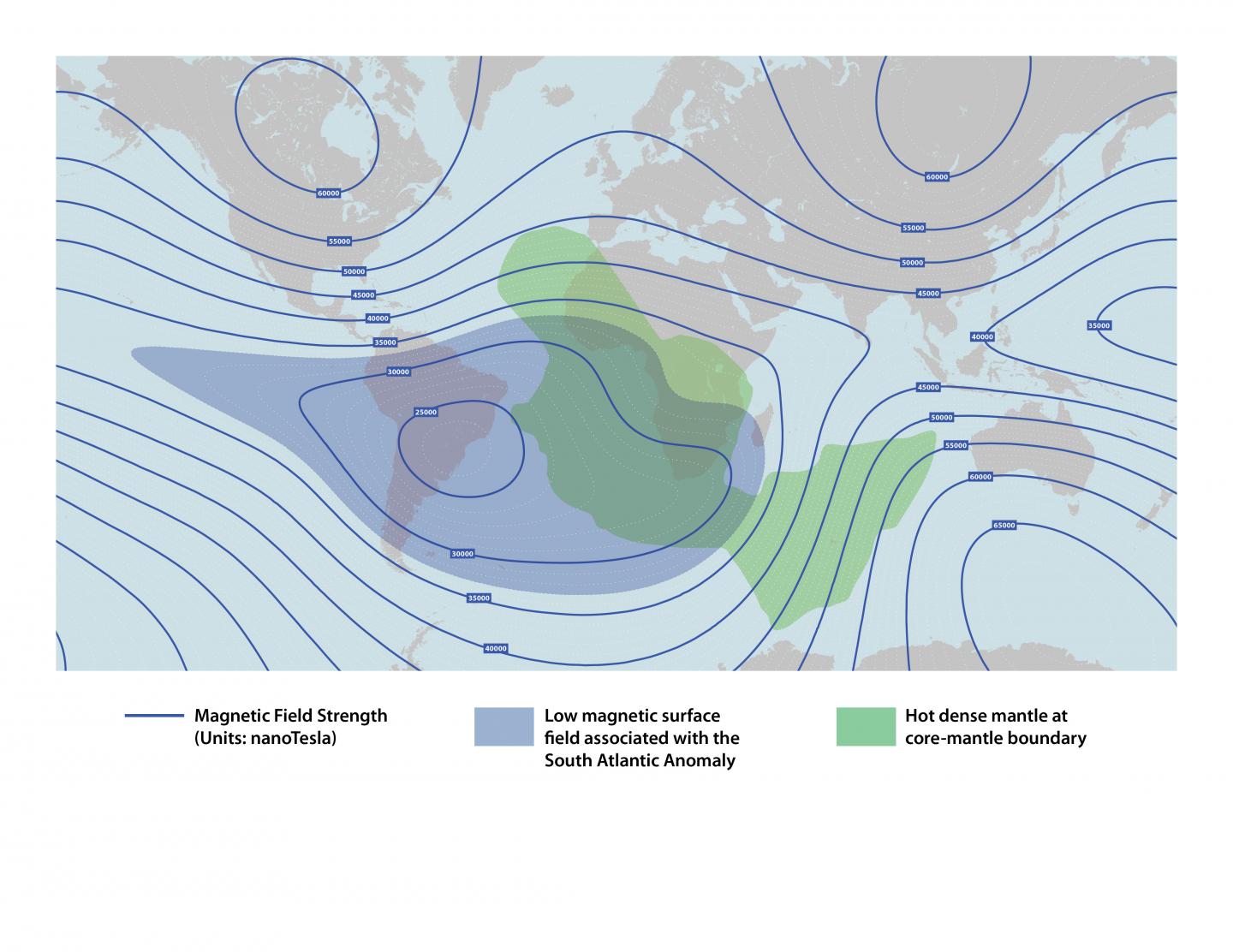 South Atlantic Anomaly [IMAGE] EurekAlert! Science News Releases