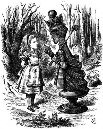 Alice Meets the Red Queen