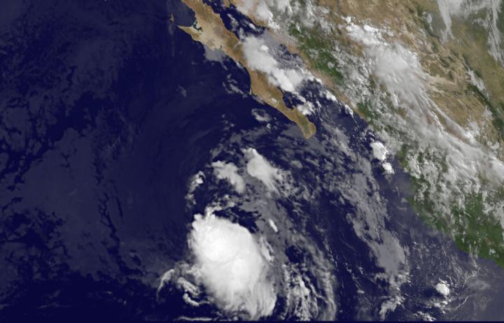 GOES-West Image of Felicia