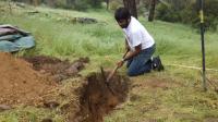 Digging for Soil Samples