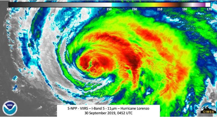 Suomi NPP Image of Lorenzo