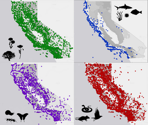 Map of CCGP sampling