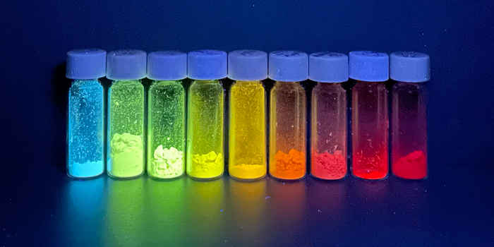 Polymer fluorescent inks