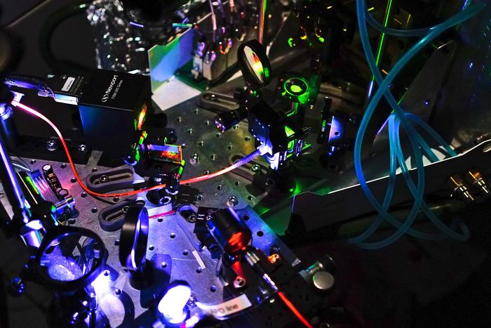 Experimental set up for characterising hBN