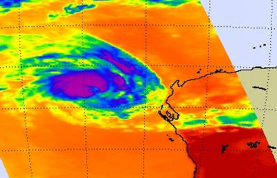 NASA Image of Cyclone Iggy