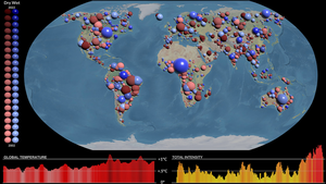 extremes of the water cycle — droughts and pluvials — over a twenty-year period