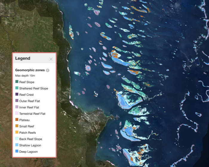 Geomorphic Map, Great Barrier Reef