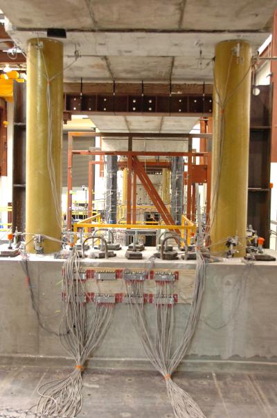 Data Downloads via 350 Channels Monitor Earthquake Simulation