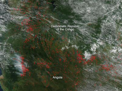 Fires in West Africa