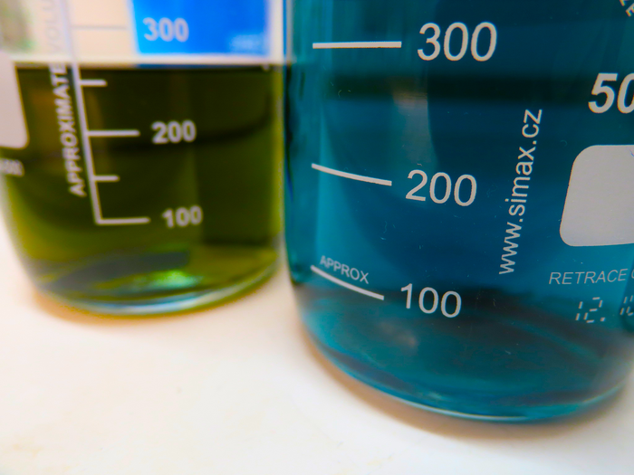 Gentle acids used to extract metal ions