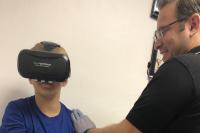 3D Headset Distracts Children During Immunizations