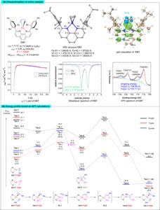 Synthesis and characterization of active intermediates and theoretical calculation of the reaction