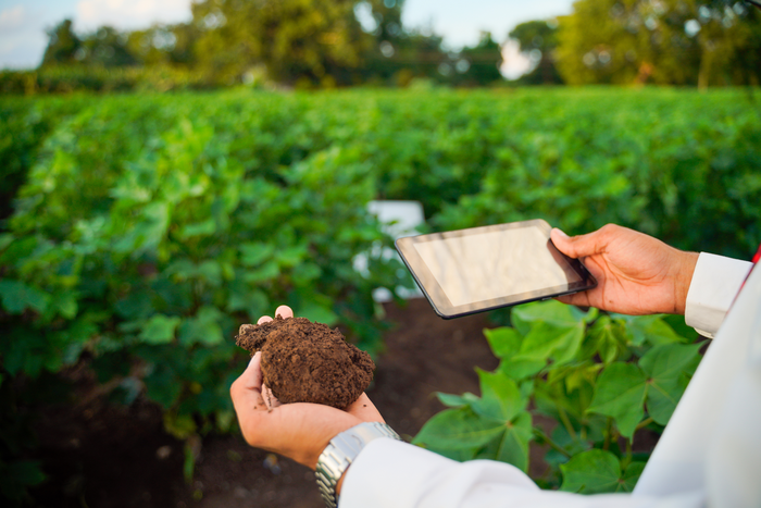 Smartphone image analysis of soil organic matter.