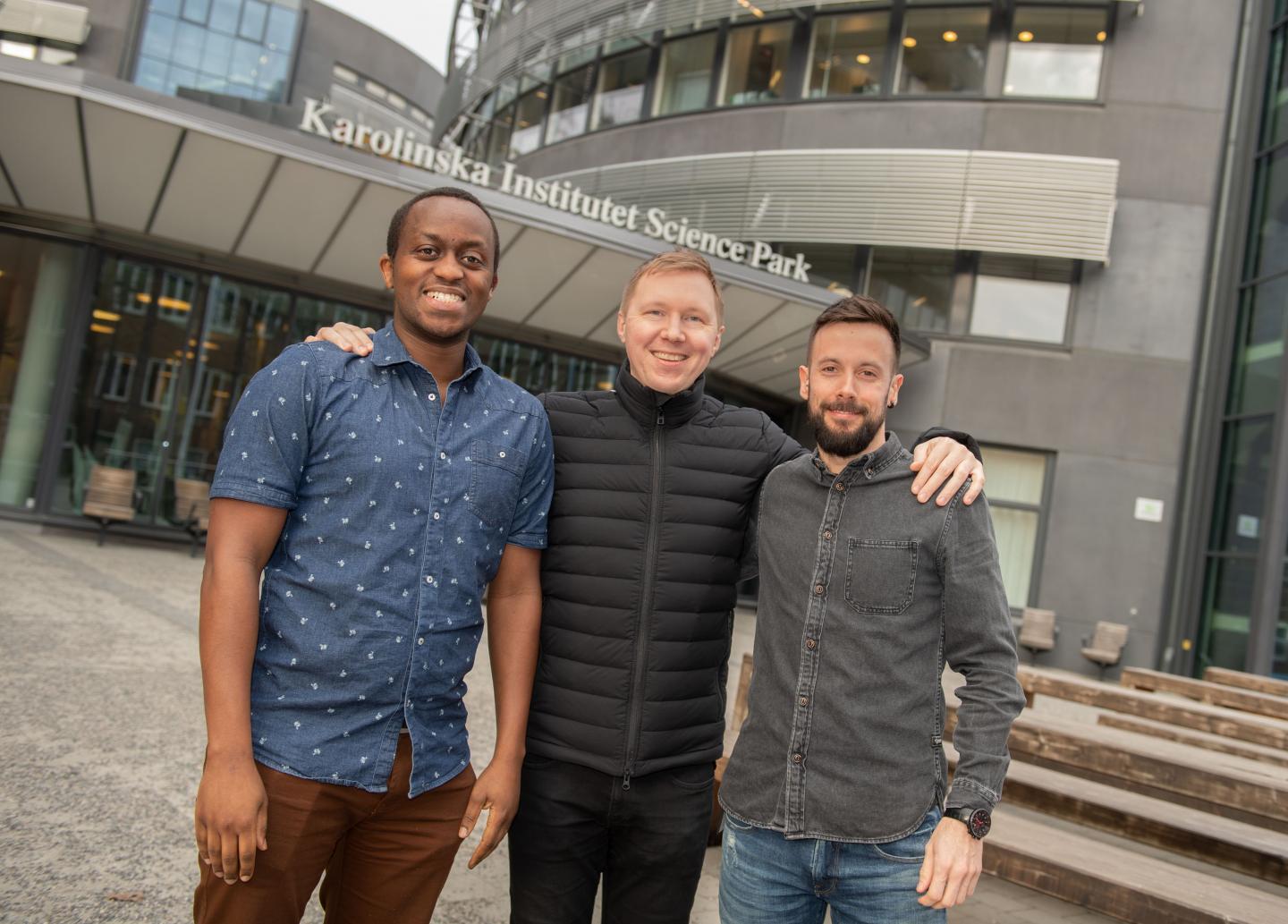 Dieudonné Nkulikiyimfura, Petter Brodin and Christian Pou