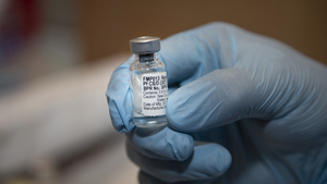 Malaria vaccine vial