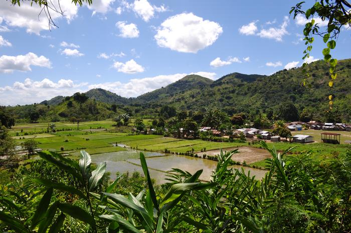 A farming village in the SAVA region of northern Madagascar.