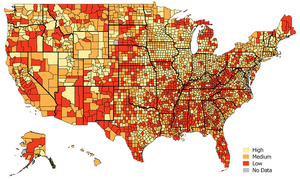 Geographic variation in telemedicine literacy