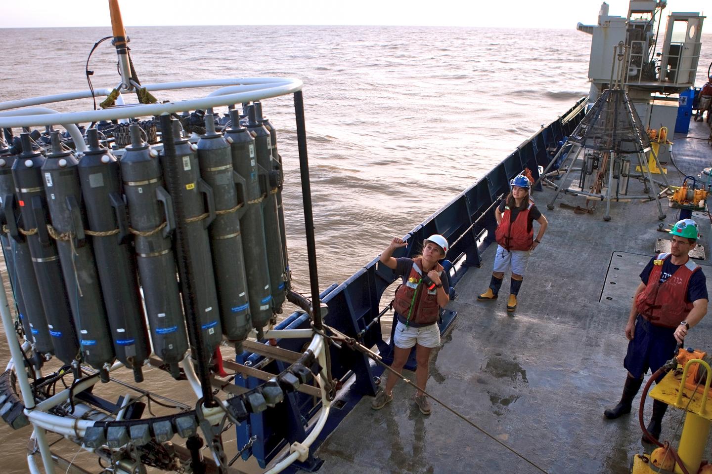 Patricia Yager on Board the RV Atlantis