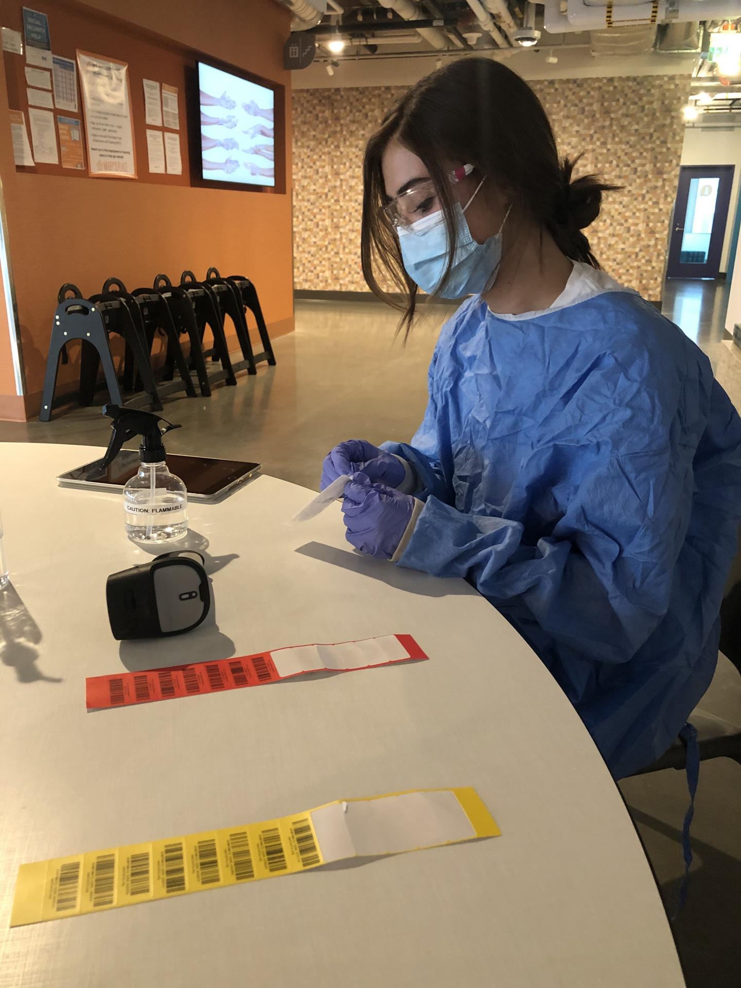 Preparing to Test for Coronavirus at a Seattle Homeless Shelter