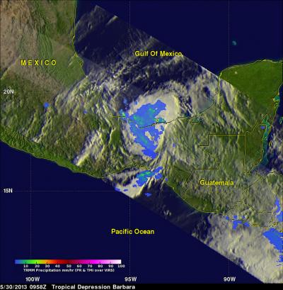 TRMM Image of Barbara