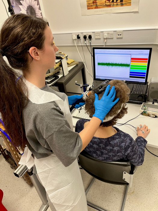 TMS testing in the lab