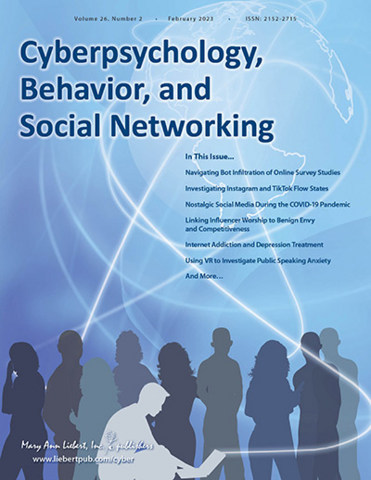 Cyberpsychology, Behavior, and Social Networking