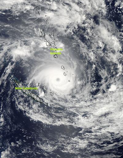 NASA's Aqua Satellite Passed over Tropical Cyclone Jasmine